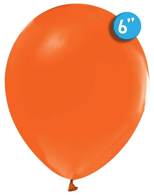 Шары Balonevi 6"/P16 (Оранжевый) (100 шт) BV-4622 фото