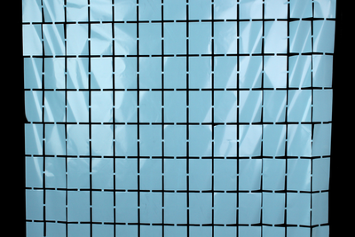 Штора для фотозони 2х1 Квадрат (ніжно-блакитна) 5-82018 фото