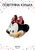 Фольгированная фигура Минни Маус в профиль красный бант в инд.уп. (Китай) 4753 фото