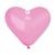 Шары-сердца Gemar 10" CR/06 (Розовый) (100 шт) 9357 фото