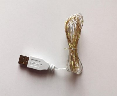 Гірлянда USB LED Новорічна (освітлівальна) 3 м USB-2022 фото