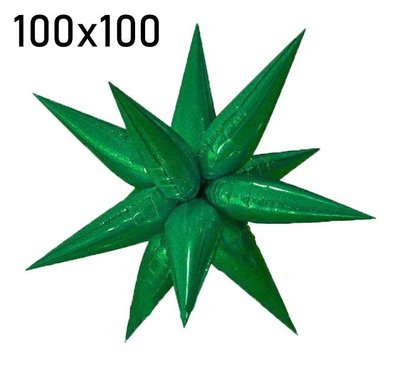 Фольга 3D Їжак Зелений (складовий) (100*100 см) Китай 1147 фото
