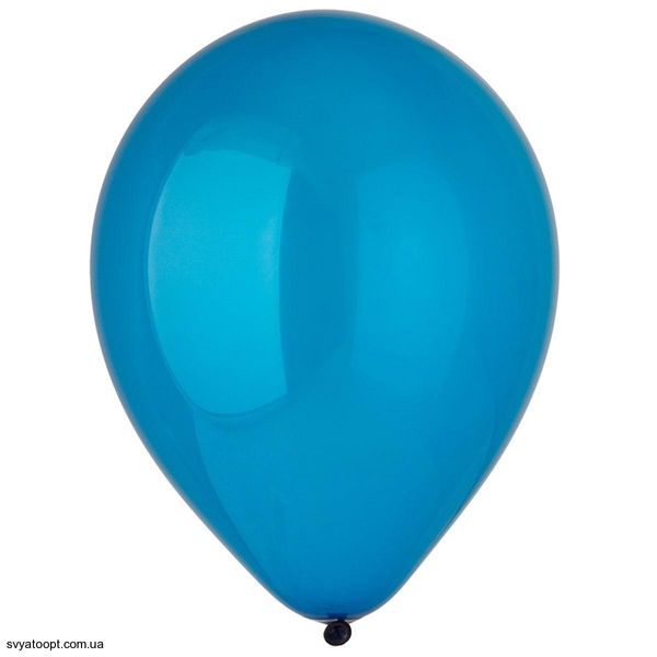 Повітряні кульки Everts 12" - 30см кристал Яскраво-Синій 1102-1640 фото