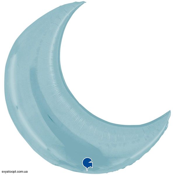 Фольгована фігура велика Місяць Блакитний (Grabo) 3204-0759 фото