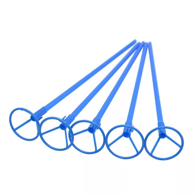 Синие палочки для фольгированных шаров 40 х 0,9см с клипсой (50шт) 5-66827 фото