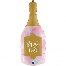Фольгированный шарик - Шампанское Bride to Be 36" (Grabo) G72041 фото