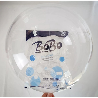 Куля Bubbles сфера 18" прозора (синє пакування) S18 фото