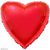 Фольга Flexmetal серце 18" червоне 1204-0085 фото