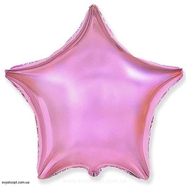 Фольга Flexmetal Зірка 18" рожева металік 3204-0015 фото