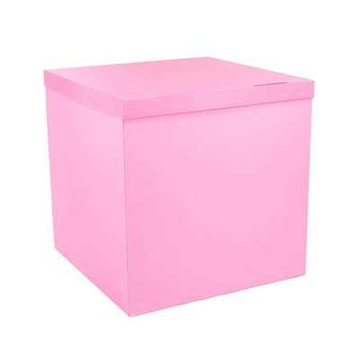 Коробка-сюрприз для кульок "Рожева" (70х70х70) korobka-pink фото