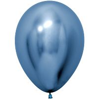 Куля Sempertex 12" (Хром синій) (1 шт) 4598 фото