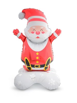 Стояча фольгована фігура "Санта з обіймами" в інд. уп." Китай 6645 фото