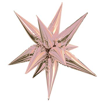 Фольга 3D Ежик розовый (составной) (100*100 см) Китай 1459 фото