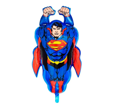 Фольгована фігура велика Супермен в інд. уп. (Китай) К-2787 фото