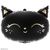 Фольгована фігура велика Кішка Чорна Partydeco 3204-2974 фото