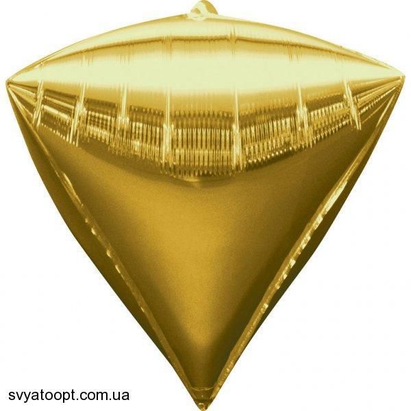 Фольга 3D Діамант золото (24") Китай 24001 фото