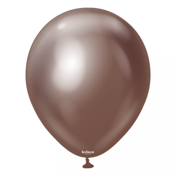 Шары Калисан 5" (Хром Шоколадный (Mirror chocolate)) (100 шт) 10550141 фото