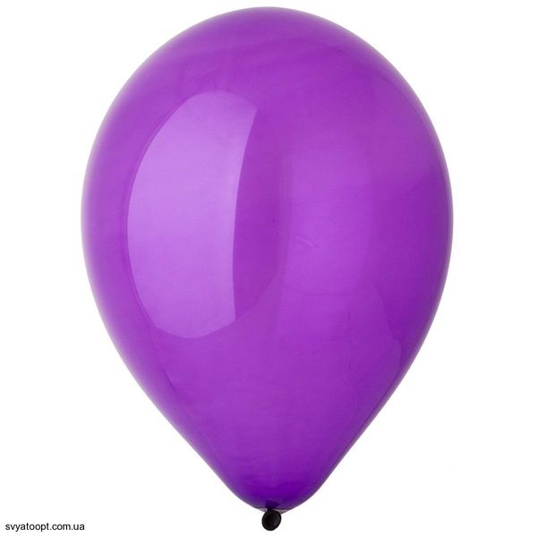 Воздушные шарики Everts 12" - 30см кристалл Фиолетовый 1102-1639 фото