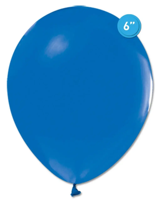 Шары Balonevi 6"/P04 (Синий) (100 шт) BV-4617 фото