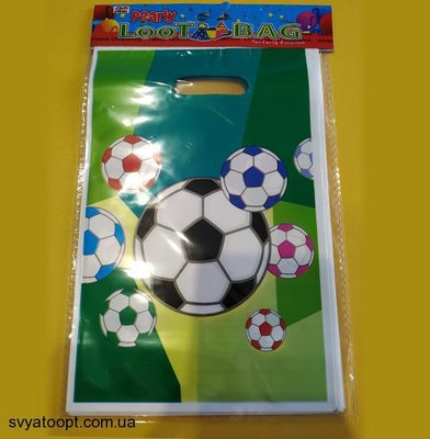 Пакет дитячий (маленький) Футбол 16*25 см (10шт/уп) 5013 фото