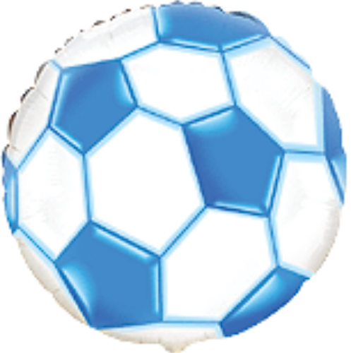 Фольга 18" Мяч футбольный синий Flexmetal 5390 фото