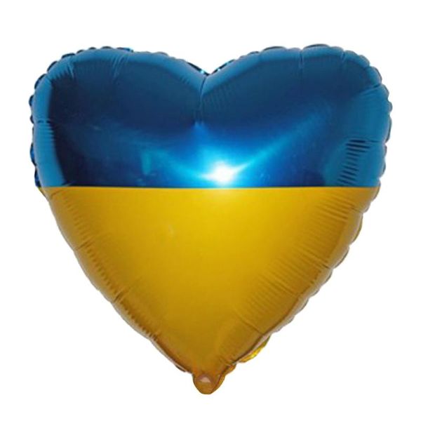 Фольга серце "Український прапор" Flexmetal 211505 фото