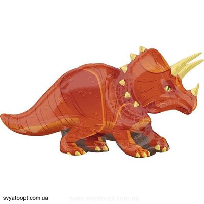 Фольгована фігура Динозавр трицератопс Anagram 3207-1068 фото