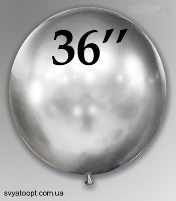 Куля-гігант Art-Show 36" (90см) Brilliance Срібло GB90-6 фото
