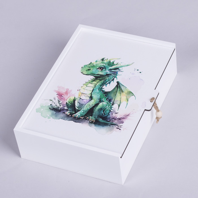 Коробка декоративна "Дракон 2024" (розмір s) 3612-46 фото
