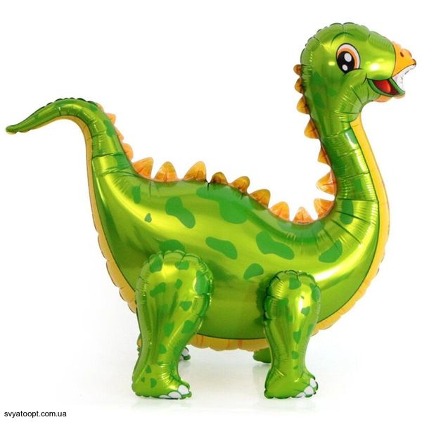 Фольгована фігура Ходячка Динозавр Стегозавр зелений (Китай) 1208-0535 фото