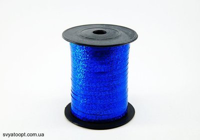 Стрічка металізована Синя 5 мм (Лазер) 5555 фото