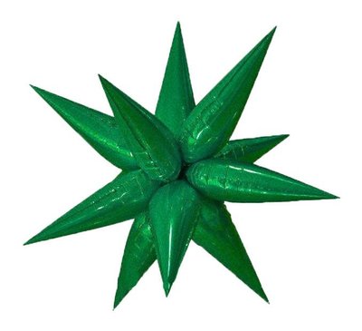 Фольга 3D Їжак зелений (складовий) (65*65 см) Китай 1125 фото