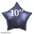 Фольга Китай маленькая Звезда 10" Синяя Сатин 3428 фото