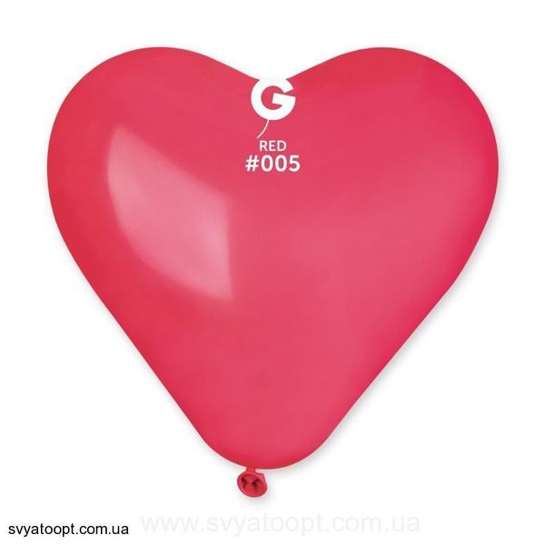 Шары-сердца Gemar 17" CR17/45 (Красный) (1 шт) 1105-3000 фото