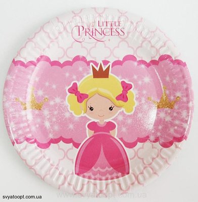 Тарілки "Литл принцесс" (18,0 см)(10шт-уп) 2559 фото