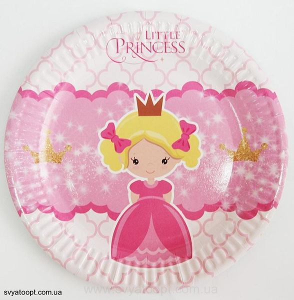 Тарелки "Литл принцесс" (18,0 см)(10шт-уп) 2559 фото