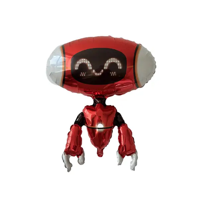 Фольгированная фигура Робот Красный Flexmetal (інд. уп) 901892 R фото