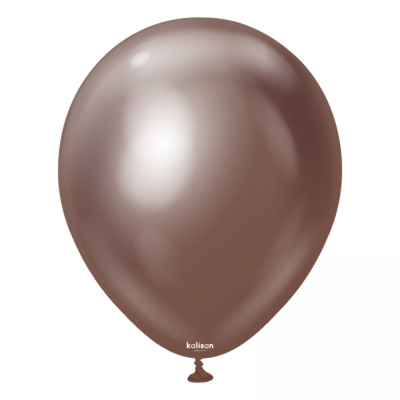 Шары Калисан 12" (Хром Шоколадный (Mirror chocolate)) (50 шт.) 11250142 фото