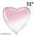 Flexmetal 32" сердце Омбре Бело-розовое 3204-0471 фото