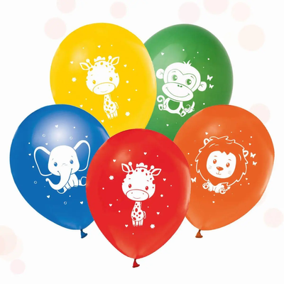 Повітряні кульки "MIX Милі тваринки" (ТМ "Твоя Забава") (50 шт) TZ-4716 фото