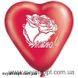 Шары-сердца Gemar 10" CR (с рисунками красное микс) (100 шт) 1105-0019 фото 4