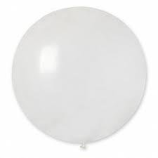 Воздушные латексные шары Китай 18" Белые 5930 фото
