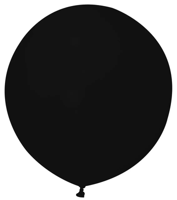 Куля-гігант 24"/Р07 Balonevi (Чорна) (1 шт) 02750 фото