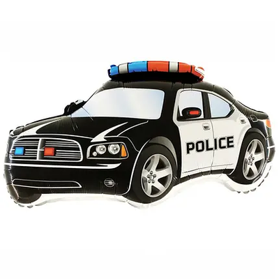 Фольгована фігура велика Police - поліцейський автомобіль (Grabo) Gr-536 фото