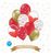 Набор латексных шаров ТМ Sharoff (Сердца - Золото, брошь, красный, белый) (10 шт/уп) 18-027 фото