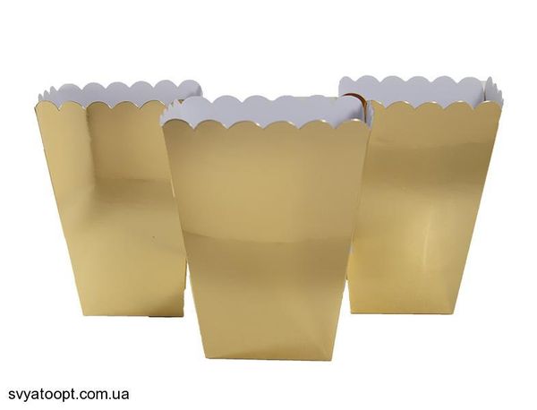 Коробочки для солодощів Gold (5шт/уп) 6400 фото