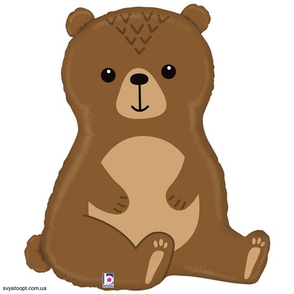 Фольгированная фигура большая Медведь лесной (Grabo) 3207-3035 фото