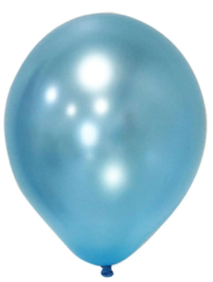 Шары Balonevi 10"/М05 (Металлик голубой) (100 шт) BV-4597 фото
