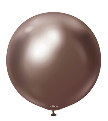 Шары Калисан 18" (Хром Шоколадный (Mirror chocolate)) (по 1 шт.) 11850140 фото