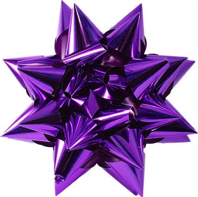 Бант на коробку-сюрприз Фіолетовий (25 см) 8588 фото